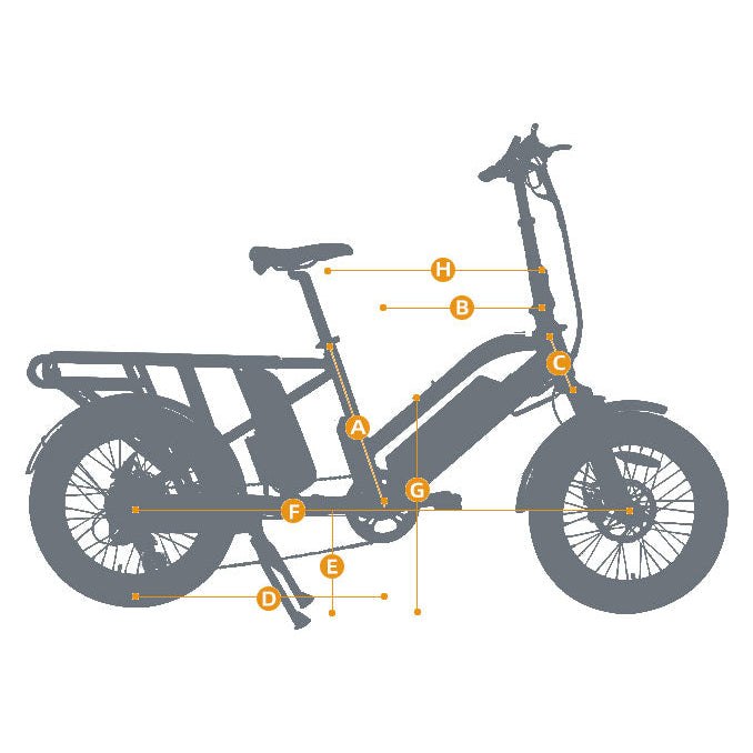 Eunorau G30-CARGO 2.0 manufacturer geometry diagram
