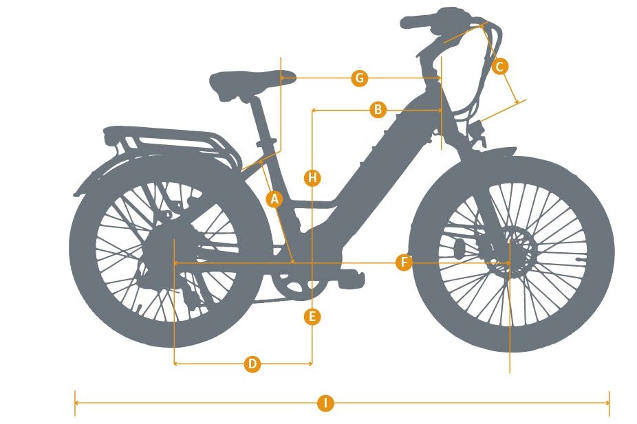 Eunorau META26 1.0 manufacturer geometry diagram