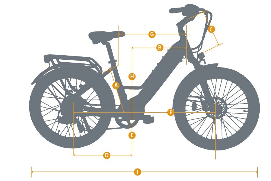 Eunorau META24 1.0 manufacturer geometry diagram